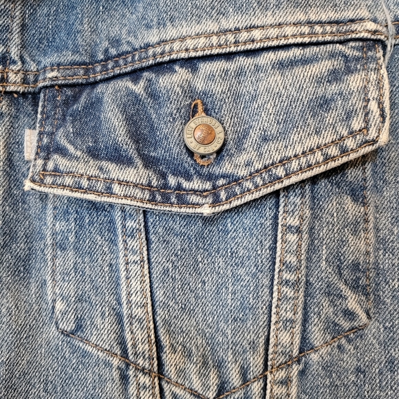 Levi's 90's Vintage Silvertab Jean Denim Vest - Picture 4 of 12